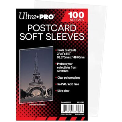 Ultra Pro 【ウルトラプロ UltraPro 収集用品】 カードスリーブ ポストカード (#81225) - Publicité Ultra Pro 【ウルトラプロ UltraPro 収集用品】 カードスリーブ ポストカード (#81225) - Publicité