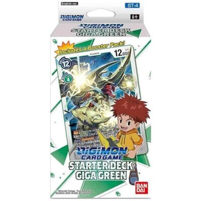 BANDAI Digimon Card Game-Starter Deck 04 GIGA Green Chromes, Cartes à Collectionner et Accessoires, Multicolore (185549) - Publicité BANDAI Digimon Card Game-Starter Deck 04 GIGA Green Chromes, Cartes à Collectionner et Accessoires, Multicolore (185549) - Publicité