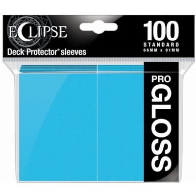 Ultra Pro Deck Protector : Eclipse Gloss : Bleu Ciel (100) - Publicité Ultra Pro Deck Protector : Eclipse Gloss : Bleu Ciel (100) - Publicité