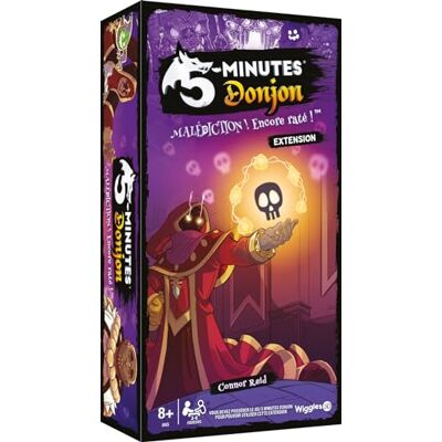 Asmodee Wiggles 3D 5 Minutes Donjon Extension : Malédiction ! Encore raté ! Jeux de société Jeux de Cartes Jeux coopératif Jeux Adulte et Enfant à partir de 8 Ans Version française - Publicité Asmodee Wiggles 3D 5 Minutes Donjon Extension : Malédiction ! Encore raté ! Jeux de société Jeux de Cartes Jeux coopératif Jeux Adulte et Enfant à partir de 8 Ans Version française - Publicité