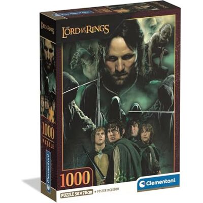 Clementoni 39963 Puzzle - 1000 Pièces, Le Seigneur des Anneaux, Adultes - Publicité Clementoni 39963 Puzzle - 1000 Pièces, Le Seigneur des Anneaux, Adultes - Publicité