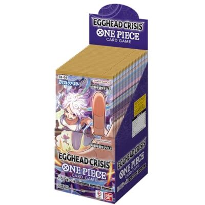BANDAI One Piece Card Game Egghead Crisis EB-04 Extra Booster Box (Japonais) 24 paquets - Publicité BANDAI One Piece Card Game Egghead Crisis EB-04 Extra Booster Box (Japonais) 24 paquets - Publicité