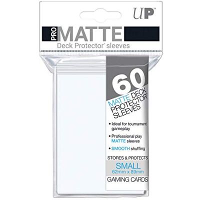 Ultra Pro 60ct Pro-Matte White Small Deck Protectors - Publicité Ultra Pro 60ct Pro-Matte White Small Deck Protectors - Publicité