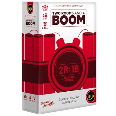 Iello Two Rooms and a Boom Rouge - Jeu d'ambiance - Publicité Iello Two Rooms and a Boom Rouge - Jeu d'ambiance - Publicité