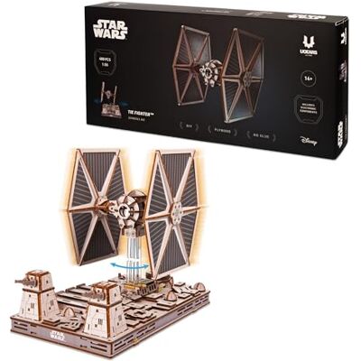 UGEARS Star Wars™ TIE Fighter™ Puzzle 3D Bois – Maquette en Bois a Construire – Puzzle 3D Adulte – Kit Créatif DIY – Maquette DIY Adulte Star Wars Cadeaux à Exposer - Publicité UGEARS Star Wars™ TIE Fighter™ Puzzle 3D Bois – Maquette en Bois a Construire – Puzzle 3D Adulte – Kit Créatif DIY – Maquette DIY Adulte Star Wars Cadeaux à Exposer - Publicité