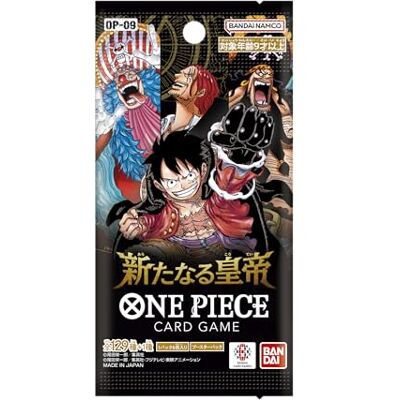 BANDAI OP-09 One Piece The New Emperor Card Game, Boîte d'emballage, 6 Cartes par Pack x 24 Paquets de Cartes à Collectionner Nouvelles Originales - Publicité BANDAI OP-09 One Piece The New Emperor Card Game, Boîte d'emballage, 6 Cartes par Pack x 24 Paquets de Cartes à Collectionner Nouvelles Originales - Publicité