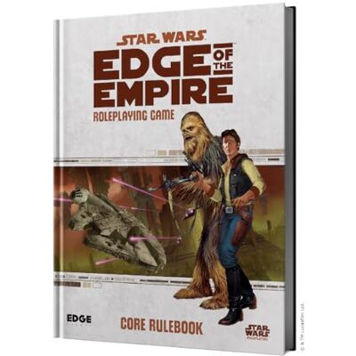 Asmodee Edge Star Wars Edge of The Empire RPG : Core Rulebook, RPG, 12 Ans et Plus, 3-5 Joueurs - Publicité Asmodee Edge Star Wars Edge of The Empire RPG : Core Rulebook, RPG, 12 Ans et Plus, 3-5 Joueurs - Publicité