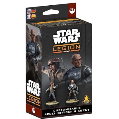 Asmodee Star Wars Légion : Officier et Agent Rebelle Personnalisable - Publicité Asmodee Star Wars Légion : Officier et Agent Rebelle Personnalisable - Publicité