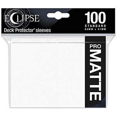 Ultra Pro Eclipse Lot de 100 Pochettes Mates Standard Blanc Arctique - Publicité Ultra Pro Eclipse Lot de 100 Pochettes Mates Standard Blanc Arctique - Publicité