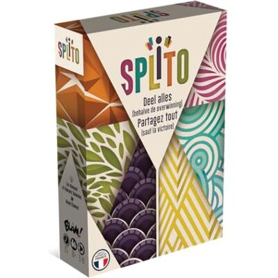 Asmodee Splito FR/NL Black Rock Games Jeu de stratégie Party Game à partir de 8 Ans de 3 à 8 Joueurs Partie Entre 15 et 30 Minutes - Publicité Asmodee Splito FR/NL Black Rock Games Jeu de stratégie Party Game à partir de 8 Ans de 3 à 8 Joueurs Partie Entre 15 et 30 Minutes - Publicité