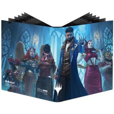 Ultra Pro MTG Murders at Karlov Manor 4-Pocket PRO-Binder for Magic : The Gathering, stocke et protège jusqu'à 160 cartes de taille standard, poches latérales sécurisées, s'adapte à - Publicité Ultra Pro MTG Murders at Karlov Manor 4-Pocket PRO-Binder for Magic : The Gathering, stocke et protège jusqu'à 160 cartes de taille standard, poches latérales sécurisées, s'adapte à - Publicité