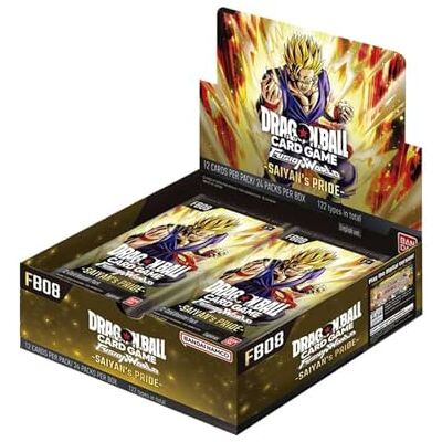 BANDAI Dragon Ball Super TCG : Fusion World 08 Saiyan's Pride Booster Box (FB08) – 24 paquets - Publicité BANDAI Dragon Ball Super TCG : Fusion World 08 Saiyan's Pride Booster Box (FB08) – 24 paquets - Publicité