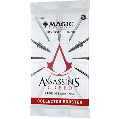 Magic: The Gathering - Assassin's Creed Collector's Booster Pack - Booster Pack - Publicité Magic: The Gathering - Assassin's Creed Collector's Booster Pack - Booster Pack - Publicité