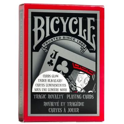 Bicycle - Tragic Royalty Deck Creatives Cars Jeu de 54 Cartes à Jouer et à Collectionner & Magie, 1018404, Format Poker, Bleu - Publicité Bicycle - Tragic Royalty Deck Creatives Cars Jeu de 54 Cartes à Jouer et à Collectionner & Magie, 1018404, Format Poker, Bleu - Publicité