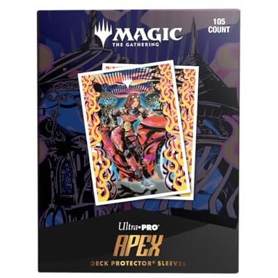 Ultra Pro Magic: The Gathering Aetherdrift 105ct Apex Deck Protector sleeves Variant Art PW - Publicité Ultra Pro Magic: The Gathering Aetherdrift 105ct Apex Deck Protector sleeves Variant Art PW - Publicité