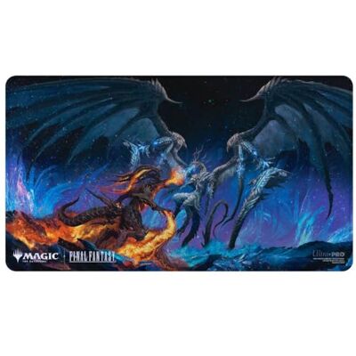 Ultra Pro Final Fantasy x Universes Beyond Ifrit vs Bahamut Holofoil Playmat for Magic: The Gathering - Publicité Ultra Pro Final Fantasy x Universes Beyond Ifrit vs Bahamut Holofoil Playmat for Magic: The Gathering - Publicité