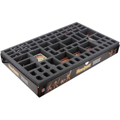 Feldherr Set de Plateaux en Mousse Compatible avec la boîte de Jeu de Plateau HeroQuest - Publicité Feldherr Set de Plateaux en Mousse Compatible avec la boîte de Jeu de Plateau HeroQuest - Publicité