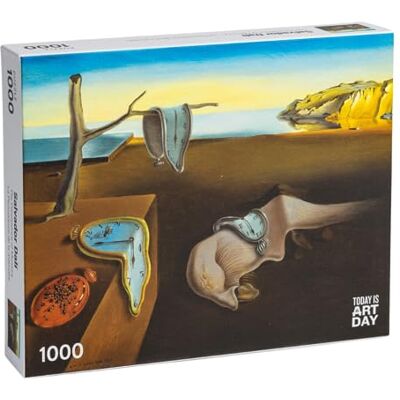 ART Salvador Dali Persistance de la mémoire Puzzle 1000 pièces, Marron, Bleu, Jaune, Blanc - Publicité ART Salvador Dali Persistance de la mémoire Puzzle 1000 pièces, Marron, Bleu, Jaune, Blanc - Publicité