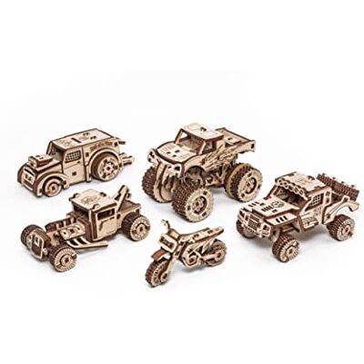 ART Ensemble DE VÉHICULES Vehicles Lot de 364 Puzzles en Bois 3D pour Adolescents et Adultes Kit de Transport mécanique à Monter soi-même, Pas Besoin de Colle, Set, Naturel - Publicité ART Ensemble DE VÉHICULES Vehicles Lot de 364 Puzzles en Bois 3D pour Adolescents et Adultes Kit de Transport mécanique à Monter soi-même, Pas Besoin de Colle, Set, Naturel - Publicité