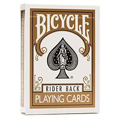 Bicycle 1 Deck of Gold Cartes à Jouer avec Le Dos (Gold) Deck Edition Standard - Publicité Bicycle 1 Deck of Gold Cartes à Jouer avec Le Dos (Gold) Deck Edition Standard - Publicité