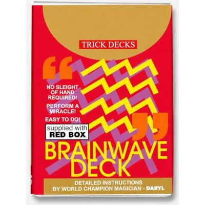 Bicycle Le Jeu Brainwave (Rouge) - Publicité Bicycle Le Jeu Brainwave (Rouge) - Publicité