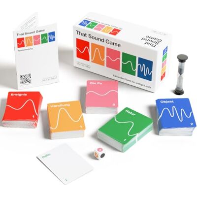 That Sound Game A noisy game for weird people That Sound Game EIN lautes Spiel für lustige Leute (German Language Version) - Publicité That Sound Game A noisy game for weird people That Sound Game EIN lautes Spiel für lustige Leute (German Language Version) - Publicité