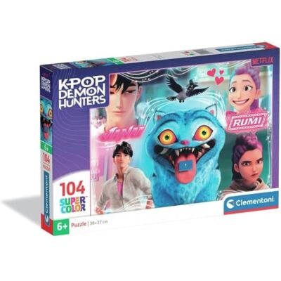 Clementoni K-Pop Demon Hunters Puzzle Enfant 104 Pièces Format 38x27 cm Dès 6 Ans Personnages colorés à assembler étape par étape activité ludique et éducative pour apprendre en jouant idée cadeau - Publicité Clementoni K-Pop Demon Hunters Puzzle Enfant 104 Pièces Format 38x27 cm Dès 6 Ans Personnages colorés à assembler étape par étape activité ludique et éducative pour apprendre en jouant idée cadeau - Publicité