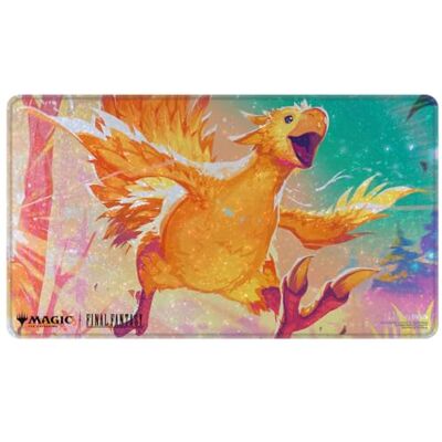 Ultra Pro Final Fantasy x Universes Beyond Traveling Chocobo (Golden) Holofoil Playmat for Magic: The Gathering - Publicité Ultra Pro Final Fantasy x Universes Beyond Traveling Chocobo (Golden) Holofoil Playmat for Magic: The Gathering - Publicité