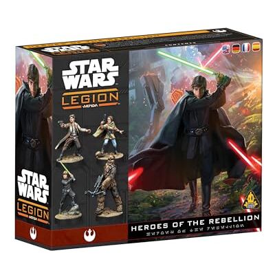Asmodee Star Wars™: Legion Heroes of The Rebellion Héros de la Rébellion Jeux de société Jeu de Figurines Extension Alliance Rebelle 2 Joueurs 14 + Version Multilingue - Publicité Asmodee Star Wars™: Legion Heroes of The Rebellion Héros de la Rébellion Jeux de société Jeu de Figurines Extension Alliance Rebelle 2 Joueurs 14 + Version Multilingue - Publicité