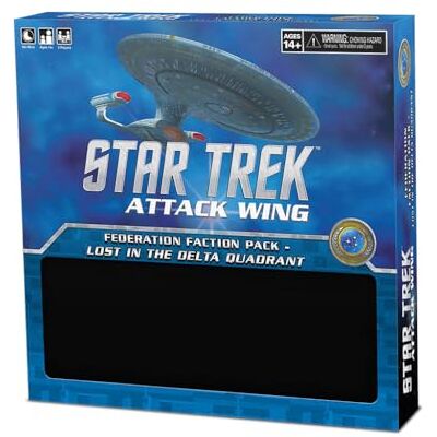 WizKids Star Trek Attack Wing : Fédération Faction Pack Perdu dans le Quadrant Delta Jeu de figurines Star Trek Navires Star Trek - Publicité WizKids Star Trek Attack Wing : Fédération Faction Pack Perdu dans le Quadrant Delta Jeu de figurines Star Trek Navires Star Trek - Publicité