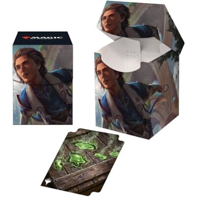 Ultra Pro MTG Murders at Karlov Manor 100+ Deck Box Kellan, Inquisitive Prodigy for Magic : The Gathering Cartes MTG à manches, dimensionnées pour s'adapter aux cartes de taille standard, 38267 - Publicité Ultra Pro MTG Murders at Karlov Manor 100+ Deck Box Kellan, Inquisitive Prodigy for Magic : The Gathering Cartes MTG à manches, dimensionnées pour s'adapter aux cartes de taille standard, 38267 - Publicité