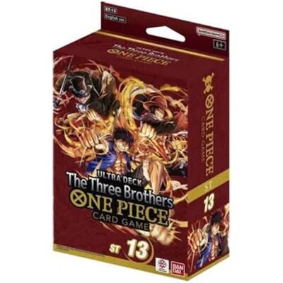 BANDAI One Piece Card Game Ultra Deck- The Three Brothers st-13 eng - Publicité BANDAI One Piece Card Game Ultra Deck- The Three Brothers st-13 eng - Publicité