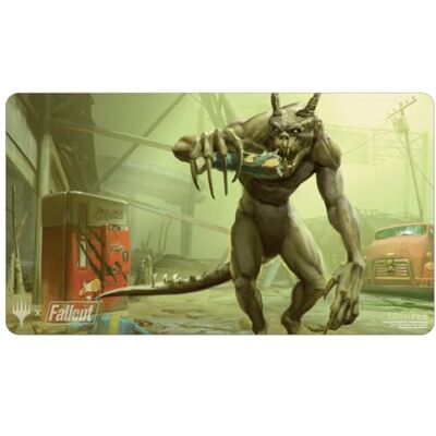 Ultra Pro Tapis de jeu Fallout – Tarmogoyf – pour Magic : The Gathering, édition limitée à collectionner - Publicité Ultra Pro Tapis de jeu Fallout – Tarmogoyf – pour Magic : The Gathering, édition limitée à collectionner - Publicité