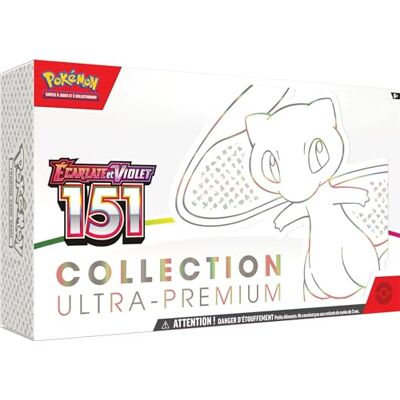 Asmodee Pokémon Ecarlate et Violet 151 (EV3.5) Coffret Ultra-Premium Mew-ex : 16 boosters Ecarlate et Violet 151 -Jeux de société Jeux de Cartes à Jouer et à Collectionner Version Française - Publicité Asmodee Pokémon Ecarlate et Violet 151 (EV3.5) Coffret Ultra-Premium Mew-ex : 16 boosters Ecarlate et Violet 151 -Jeux de société Jeux de Cartes à Jouer et à Collectionner Version Française - Publicité