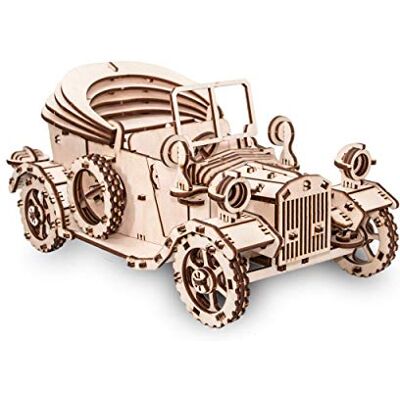 ART Voiture Rétro Vintage Puzzle 3D mécanique en Bois Puzzle pour Adultes et Adolescents Assemblage sans Colle 315 pièces - Publicité ART Voiture Rétro Vintage Puzzle 3D mécanique en Bois Puzzle pour Adultes et Adolescents Assemblage sans Colle 315 pièces - Publicité