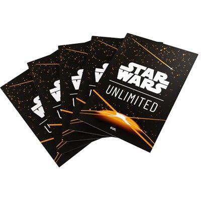 Gamegenic Star Wars : Unlimited Jeu de cartes – Pochettes artistiques – Dos de carte Orange - Publicité Gamegenic Star Wars : Unlimited Jeu de cartes – Pochettes artistiques – Dos de carte Orange - Publicité