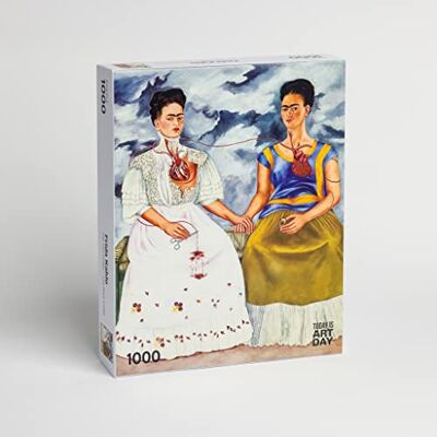 ART Frida Kahlo Deux Fridas Puzzle 1000 pièces - Publicité ART Frida Kahlo Deux Fridas Puzzle 1000 pièces - Publicité