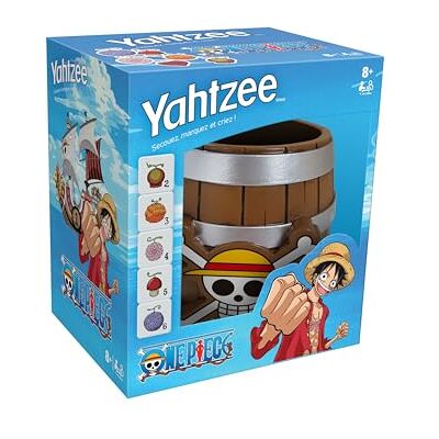 Winning Moves Yahtzee One Piece Jeu de Voyage pour 1 Joueur et Plus Jeu One Piece pour Les Fans d'anime 8 Ans Plus - Publicité Winning Moves Yahtzee One Piece Jeu de Voyage pour 1 Joueur et Plus Jeu One Piece pour Les Fans d'anime 8 Ans Plus - Publicité