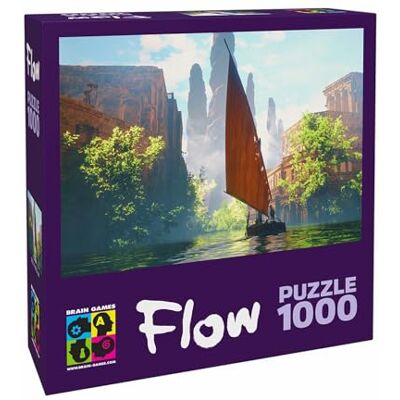 Brain Games Flow Bateau - Puzzle - Publicité Brain Games Flow Bateau - Puzzle - Publicité