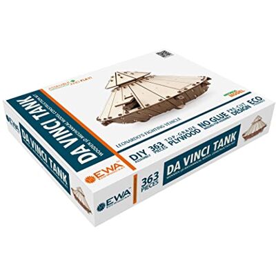 ART Tank de Leonardo Da Vinci Puzzle 3D mécanique en Bois Puzzle pour Adultes et Adolescents Assemblage sans Colle 278 pièces - Publicité ART Tank de Leonardo Da Vinci Puzzle 3D mécanique en Bois Puzzle pour Adultes et Adolescents Assemblage sans Colle 278 pièces - Publicité