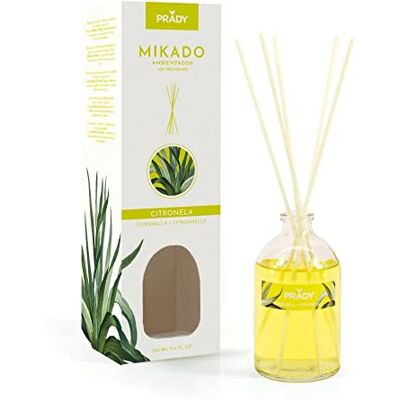 Prady - Mikado - 100 ml - Citronella - Air Freshener - Publicité Prady - Mikado - 100 ml - Citronella - Air Freshener - Publicité