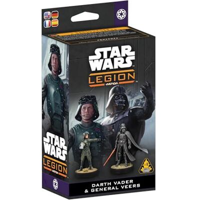Asmodee Star Wars™ Legion Darth Vader & General Veers Extension Empire Galactique avec Dark Vador Jeux de société Jeu de Figurines 14ans et + 2 Joueurs Version Multilingue - Publicité Asmodee Star Wars™ Legion Darth Vader & General Veers Extension Empire Galactique avec Dark Vador Jeux de société Jeu de Figurines 14ans et + 2 Joueurs Version Multilingue - Publicité