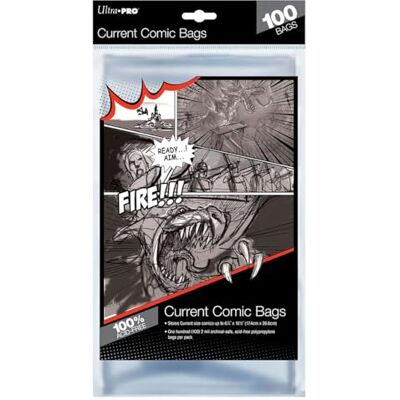 Ultra Pro Comic Bags (100-Piece) - Publicité Ultra Pro Comic Bags (100-Piece) - Publicité