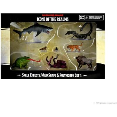WizKids D&D Icônes des royaumes : donjons et dragons : forme sauvage et polymorphe - Publicité WizKids D&D Icônes des royaumes : donjons et dragons : forme sauvage et polymorphe - Publicité