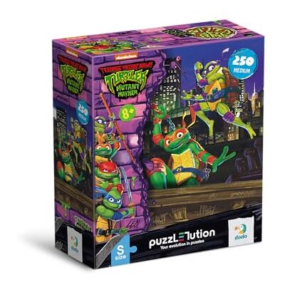 Dodo TMNT Puzzle Donatello et Michel-Ange 250 pièces à partir de 8 Ans - Publicité Dodo TMNT Puzzle Donatello et Michel-Ange 250 pièces à partir de 8 Ans - Publicité