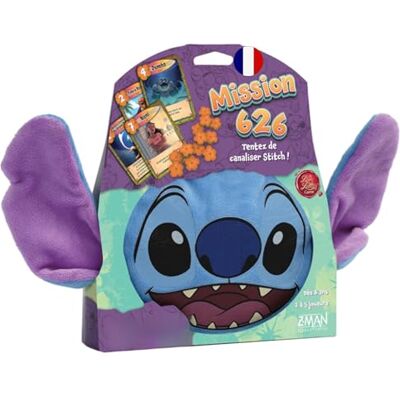 Asmodee Disney Stitch Mission 626 Un Jeu Love Letter Z-Man Jeux de société Jeu de Cartes de déduction et de Bluff Famille Dès 10 Ans 2 à 6 Joueurs 20 Min en français - Publicité Asmodee Disney Stitch Mission 626 Un Jeu Love Letter Z-Man Jeux de société Jeu de Cartes de déduction et de Bluff Famille Dès 10 Ans 2 à 6 Joueurs 20 Min en français - Publicité