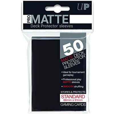 Ultra Pro 50 Pochettes Deck Protectors Pro-Matte Noir - Publicité Ultra Pro 50 Pochettes Deck Protectors Pro-Matte Noir - Publicité