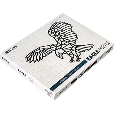 ART Aigle Mural en Bois-Puzzle pour Adultes et Adolescents-Assemblage sans colle-287 pièces, Eagle, Noir - Publicité ART Aigle Mural en Bois-Puzzle pour Adultes et Adolescents-Assemblage sans colle-287 pièces, Eagle, Noir - Publicité