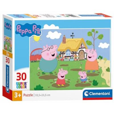 Clementoni Puzzle Enfant 30 Pièces Peppa Pig Fabriqué en Italie, 20838 - Publicité Clementoni Puzzle Enfant 30 Pièces Peppa Pig Fabriqué en Italie, 20838 - Publicité