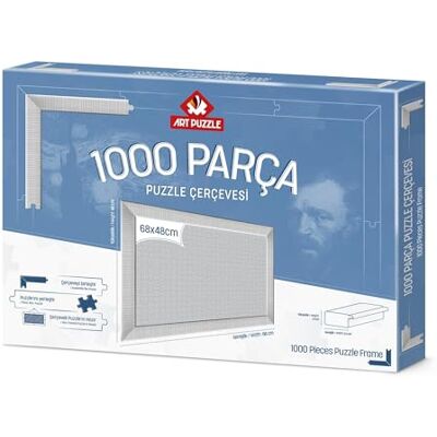 ART Cadre puzzle blanc 1000 pièces démonté - Publicité ART Cadre puzzle blanc 1000 pièces démonté - Publicité